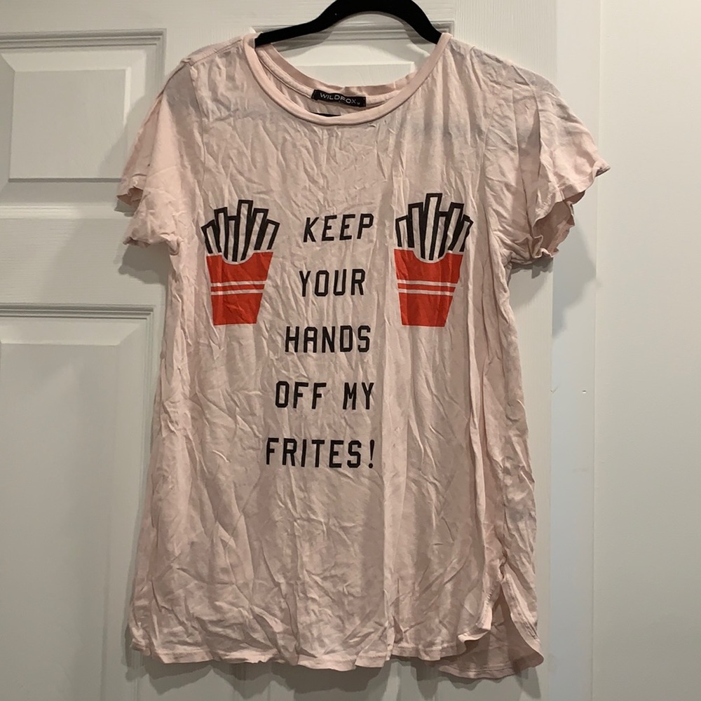 Funny “keep your hands off my frites!” Tee